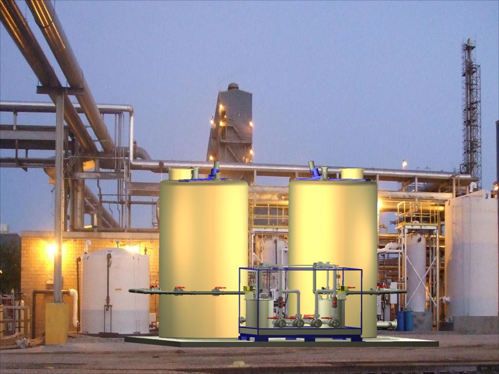 Waste acid neutralization system Acid Neutralization System 500 GPM